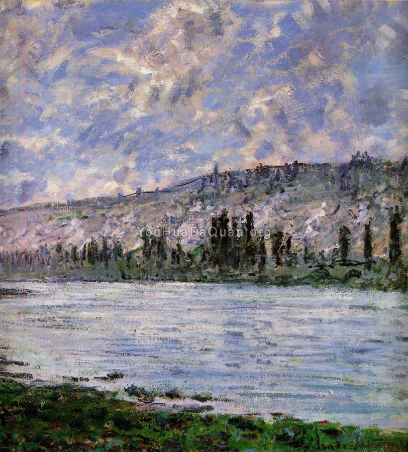 The Seine at Vetheuil - 克劳德·莫奈